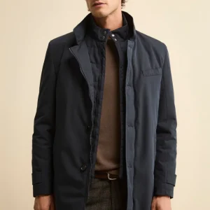 Impermeabile con paramontura - BLU