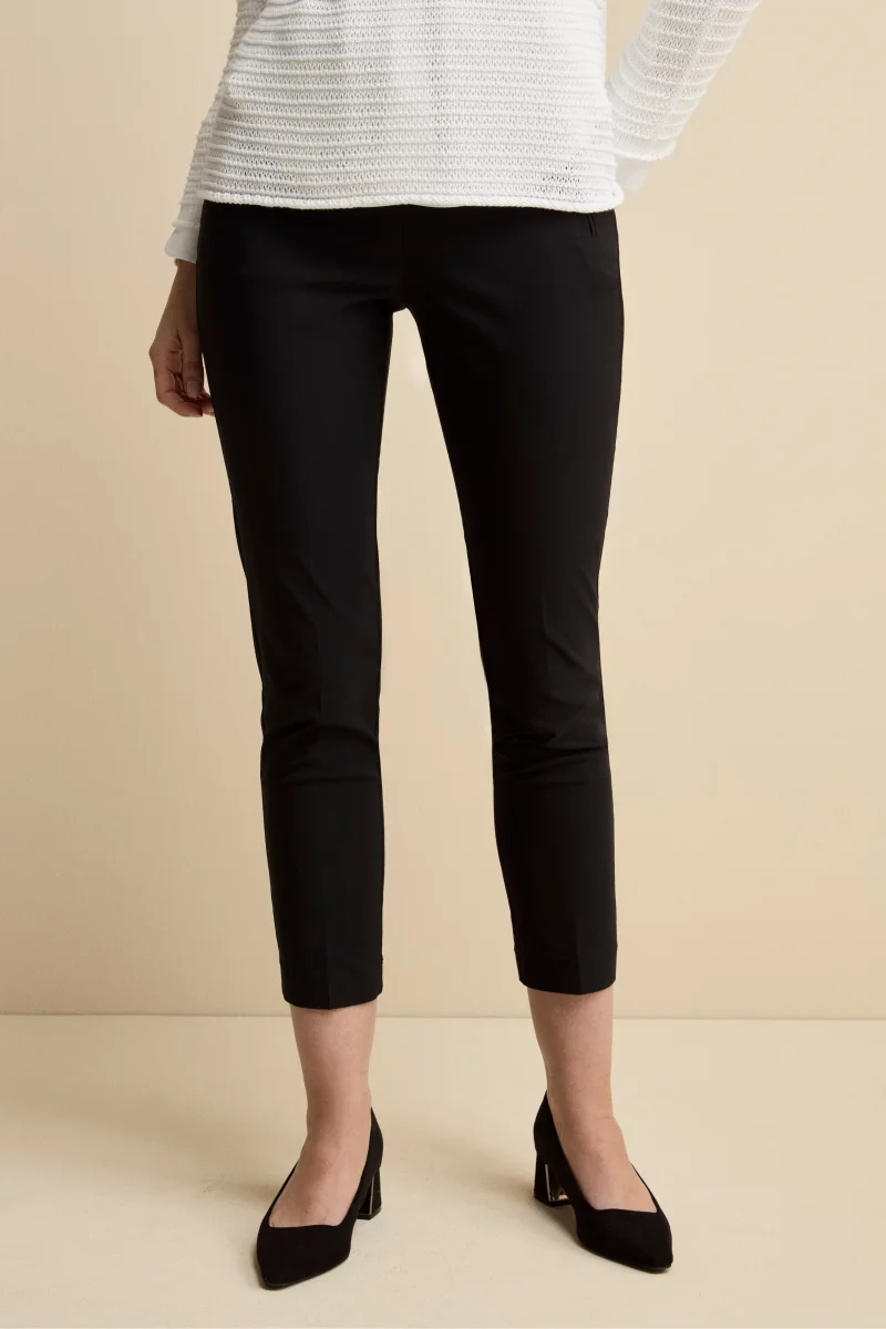 Pantalone elasticizzato - NERO - immagine 2