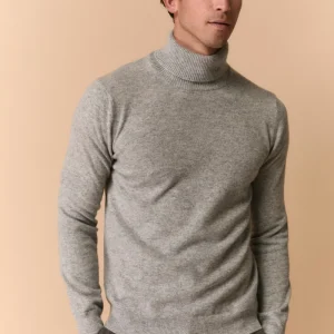 Dolcevita in lana e cashmere - GRIGIO CHIARO