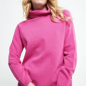 Maglia Collo Morbido lana cashmere - AZALEA