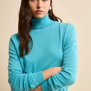 Dolcevita in lana e cashmere - ACQUAMARINA