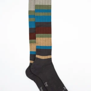 Calze Lunghe in Cotone - GRIGIO RIGATO