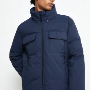 Giubbotto Corto con Tasche - BLU