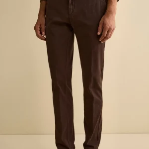 Pantalone Canvas Slim Fit in Cotone Stretch - T.MORO