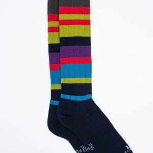 Calze Lunghe in Cotone - RIGHE MULTICOLORE