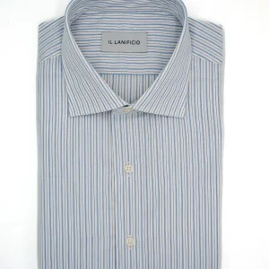 Camicia Regular Fit a Righe - RIGATO AZZURRO/BLU