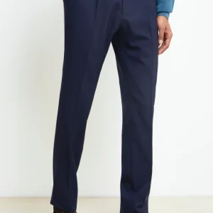 Pantalone Coulisse in Lana - BLU