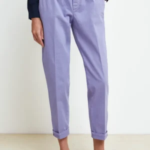 Pantalone Coulisse in Gabardina - LILLA