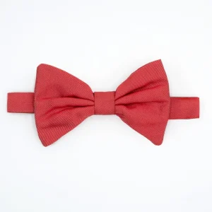 Papillon in Pura Seta - ROSSO