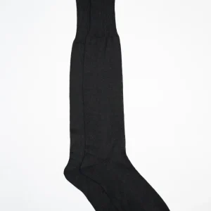 Calze Lunghe Rasate in Filo di Scozia - NERO
