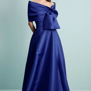 Abito Mikado Lungo da Cerimonia - BLUETTE