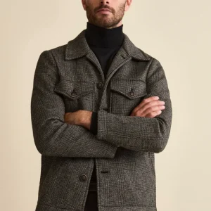 Giubbotto Worker Motivo Principe di Galles - P/POULE GRIGIO