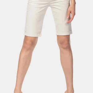 Bermuda in cotone - BEIGE