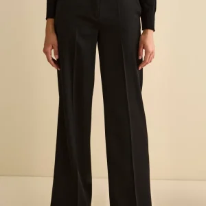 Pantalone Cady a Palazzo con Pieghe - NERO