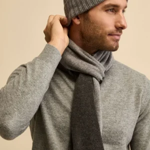 Scaldacollo in cashmere bicolore - GRIGIO SC/GRIGIO CH