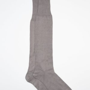 Calze Lunghe Rasate in Filo di Scozia - GRIGIO MEDIO