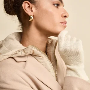 Guanti in cashmere - PANNA