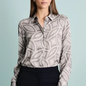 Camicia Morbida in Fantasia - FANT. GRIGIO