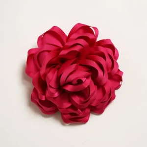 Spilla Circolare Rosso