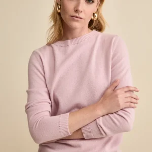 Maglia Barchetta in Puro Cashmere - ROSA