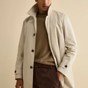 Impermeabile Invernale Midi con Trapunta - GHIACCIO