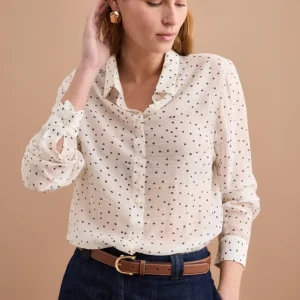 Camicia Boxy con Manica Lunga - POIS BLU