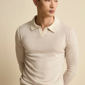 Polo derby in lana merino - BURRO