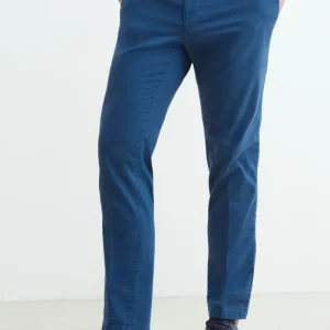 Pantalone uomo in cotone - BLU APERTO
