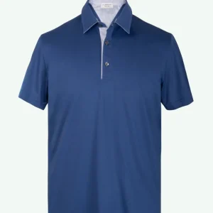 Polo Jersey Mezza Manica in Filo di Scozia - ROYAL