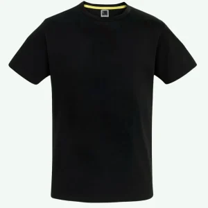 T-Shirt Girocollo Slim Fit in Cotone Supima - NERO