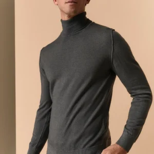 Dolcevita Uomo in Lana Merino - FUMO