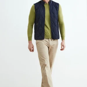 Gilet trapuntato uomo - BLU