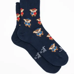 Calze Corte Fantasia Orsetti - BLU