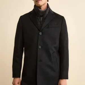 Cappotto in lana e cashmere - NERO