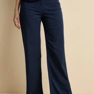 Pantalone Cinque Tasche a Gamba Larga - BLU