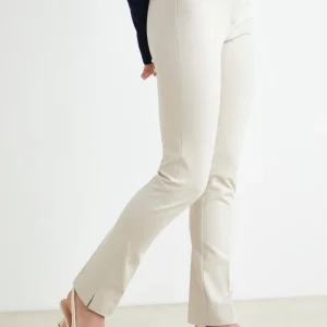 Pantaloni slim in jersey - PANNA
