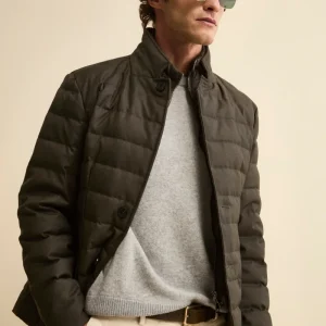 Giubbotto imbottito con Pettorina - T.MORO MELANGE