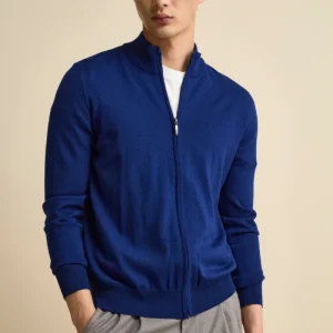 Bomber Lupetto con Zip - BLU APERTO