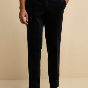 Pantalone Chino in Velluto Comfort Fit - BLU