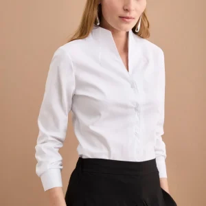 Camicia Slim collo Alto - BIANCO