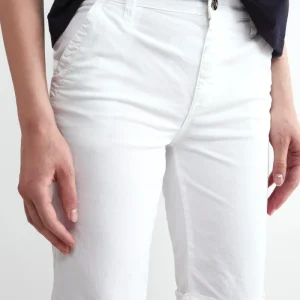 Bermuda in cotone - BIANCO