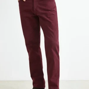 Pantalone Cinque Tasche Regular Fit - BORDEAUX