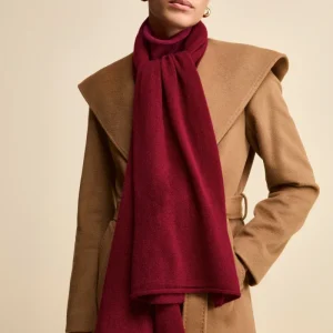 Sciarpa in cashmere - BORDEAUX