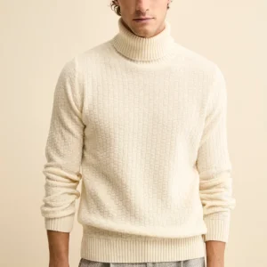 Dolcevita Intrecciato in Lana Vergine - LATTE