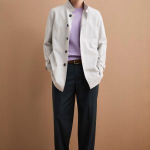 Impermeabile Monopetto Semifoderato - GHIACCIO