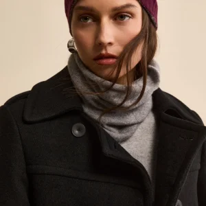 Cappello in cashmere - GRIGIO MEDIO/PRUGNA