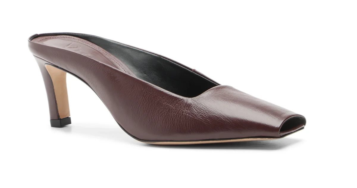 Mule spuntata rosso scuro Vicenza - immagine 3