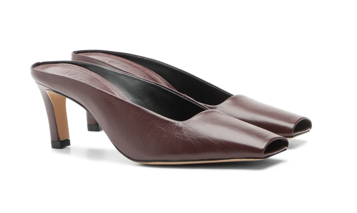 Mule spuntata rosso scuro Vicenza - immagine 4