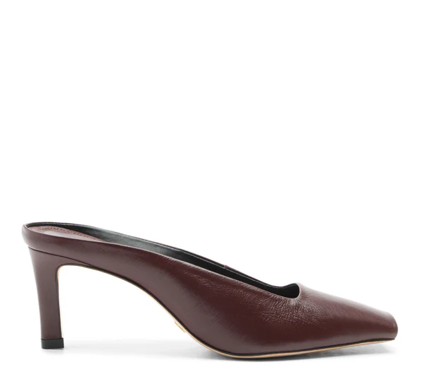 Mule spuntata rosso scuro Vicenza - immagine 2