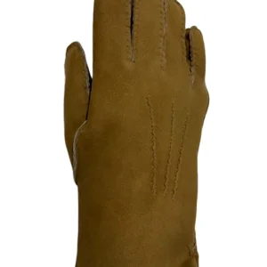 Guanto in vero montone da uomo 3 stripes whisky